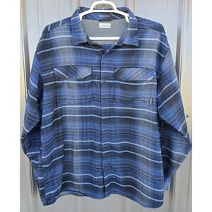 Columbia Omni-Wick Men’s XXL Advanced Evaporation Plaid Flannel Button Up Shirt